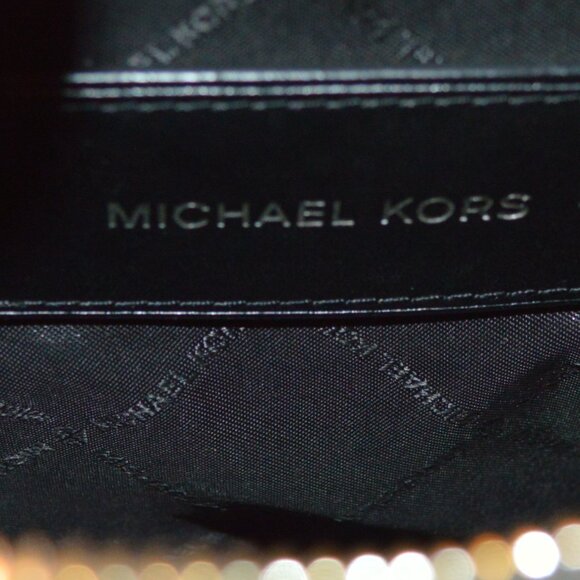 Michael Kors Blue Pebbled Leather Crossbody Bag Cooper Man Purse - Picture 9 of 15